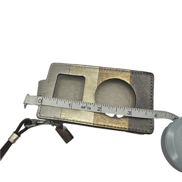 Vintage COACH Ipod Mini Player Metallic Block Case w/ Wristlet Limited Edition - Picture 4 of 5